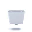 Toto(R) Sp Wall-Hung Contemporary Square-Shape Dual Flush 1.28 And 0.9 Gpf Toilet With Cefiontect(R)- CT449CFG#01