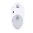 Toto(R) Glaston(Tm) Washlet(R)+ Elongated Skirted Toilet Bowl With Cefiontect(R), Cotton White - CT472CUFGT40#01