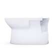 Toto(R) Glaston(Tm) Washlet(R)+ Elongated Skirted Toilet Bowl With Cefiontect(R), Cotton White - CT472CUFGT40#01