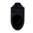 Toto(R) Glaston(Tm) Washlet(R)+ Elongated Skirted Toilet Bowl, Ebony - CT472CUFT40#51