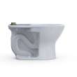 Toto(R) Tornado Flush(R) Commercial Flushometer Floor-Mounted Toilet With Cefiontect, Elongated, Cotton White - CT725CUG#01