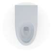 Neorest(R) Dual Flush 1.0 Or 0.8 Gpf Elongated Toilet Bowl For As, Cotton White - CT8551CUMFG#01