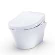 Toto(R) Washlet(R)+ Ap Wall-Hung Elongated Toilet And Washlet S5 And Duofit(R) In-Wall 0.9 And 1.28 Gpf Dual-Flush Tank System, Matte Silver - CWT4263446CMFG#MS