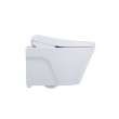 Toto(R) Washlet(R)+ Ap Wall-Hung Elongated Toilet With S7 Contemporary Bidet Seat And Duofit(R) In-Wall 0.9 And 1.28 Gpf Dual-Flush Tank System, Matte Silver - CWT4264726CMFG#MS