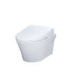 Toto(R) Washlet(R)+ Ap Wall-Hung Elongated Toilet With S7 Contemporary Bidet Seat And Duofit(R) In-Wall 0.9 And 1.28 Gpf Dual-Flush Tank System, Matte Silver - CWT4264726CMFG#MS