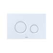 Toto(R) Rp Wall-Hung D-Shape Toilet And Duofit(R) In-Wall 1.28 And 0.9 Gpf Dual-Flush Tank System With Copper Supply, White Matte - CWT447247CMFG#WH