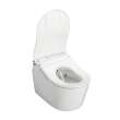 Toto(R) Washlet(R)+ Rp Wall-Hung D-Shape Toilet With Rw Bidet Seat And Duofit(R) In-Wall 1.28 And 0.9 Gpf Auto Dual-Flush Tank System, Matte Black - CWT4474547CMFGA#MBL