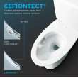 Toto(R) Sp Wall-Hung Square-Shape Toilet And Duofit(R) In-Wall 1.28 And 0.9 Gpf Dual-Flush Tank System With Copper Supply- CWT449249CMFG#WH
