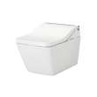 Toto(R) Washlet(R)+ Sp Wall-Hung Square-Shape Toilet With Sw Bidet Seat And Duofit(R) In-Wall 1.28 And 0.9 Gpf Dual-Flush Tank System, Matte Silver - Cwt4494549Cmfga#Ms