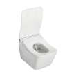 Toto(R) Washlet(R)+ Sp Wall-Hung Square-Shape Toilet With Sw Bidet Seat And Duofit(R) In-Wall 1.28 And 0.9 Gpf Dual-Flush Tank System, Matte Silver - Cwt4494549Cmfga#Ms
