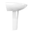 Toto(R) Prominence(R) Oval Basin Pedestal Bathroom Sink With Cefiontect(Tm) For 8 Inch Center Faucets
