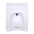 Toto(R) Commercial Wall-Mount Bathroom Sink For 4 Inch Center Faucets, Cotton White - LT308.4#01