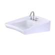 Toto(R) Commercial Wall-Mount Bathroom Sink For 4 Inch Center Faucets, Cotton White - LT308.4#01