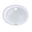 Toto(R) Dantesca(R) Oval Undermount Bathroom Sink With Cefiontect, Cotton White - LT597G#01