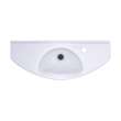 Toto(R) Oval Wall-Mount Bathroom Sink With Cefiontect, Cotton White - LT650G#01