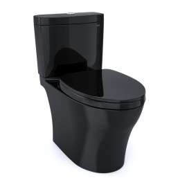 Toto Aquia Iv Washlet+ Two-Piece Elongated Dual Flush 1.28 And 0.9 Gpf Toilet, Ebony - MS446124CEMN#51