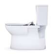 Toto(R) Glaston(Tm) Two-Piece Elongated 1.28 Gpf Washlet(R)+ And Auto Flush Ready Universal Height Toilet With Cefiontect(R) And Ss234 Softclose(R) Seat, Cotton White - MS472234CEFG#01