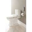 Toto Connelly Washlet+ Two-Piece Elongated Dual Flush 1.28 And 0.9 Gpf Universal Height Toilet With Cefiontect, Cotton White - MS494124CEMFG#01