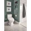 Toto Connelly Washlet+ Two-Piece Elongated Dual Flush 1.28 And 0.9 Gpf Universal Height Toilet With Cefiontect And Right Hand Lever, Cotton White - MS494124CEMFRG#01