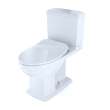 Toto(R) Connelly(R) Two-Piece Elongated Dual Flush 1.28 And 0.9 Gpf Toilet With Cefiontect(R), Washlet(R)+ Ready, Cotton White - MS494234CEMFG#01