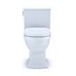 Toto(R) Connelly(R) Two-Piece Elongated Dual Flush 1.28 And 0.9 Gpf Toilet With Cefiontect(R), Washlet(R)+ Ready, Cotton White - MS494234CEMFG#01