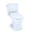 Toto(R) Connelly(R) Two-Piece Elongated Dual Flush 1.28 And 0.9 Gpf Toilet With Cefiontect(R), Washlet(R)+ Ready, Cotton White - MS494234CEMFG#01