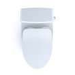 Toto(R) Connelly(R) Two-Piece Elongated Dual Flush 1.28 And 0.9 Gpf With Cefiontect(R) And Right Lever, Washlet(R)+ Ready, Cotton White - MS494234CEMFRG#01