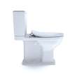 Toto(R) Connelly(R) Two-Piece Elongated Dual Flush 1.28 And 0.9 Gpf With Cefiontect(R) And Right Lever, Washlet(R)+ Ready, Cotton White - MS494234CEMFRG#01