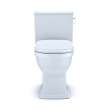 Toto(R) Connelly(R) Two-Piece Elongated Dual Flush 1.28 And 0.9 Gpf With Cefiontect(R) And Right Lever, Washlet(R)+ Ready, Cotton White - MS494234CEMFRG#01