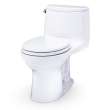 Toto(R) Ultramax(R) One-Piece Round 1.28 Gpf Universal Height Toilet With Cefiontect(R) And Ss113 Softclose(R) Seat, Cotton White - MS603113CEFG#01