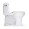 Toto(R) Ultramax(R) One-Piece Round 1.28 Gpf Universal Height Toilet With Cefiontect(R) And Ss113 Softclose(R) Seat, Cotton White - MS603113CEFG#01