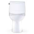 Toto(R) Ultramax(R) One-Piece Elongated 1.28 Gpf Universal Height Toilet With Cefiontect(R) And Ss114 Softclose(R) Seat, Cotton White - MS608114CEFG#01