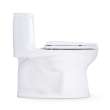 Toto(R) Ultramax(R) One-Piece Elongated 1.28 Gpf Universal Height Toilet With Right-Hand Trip Lever, Cefiontect(R) And Ss114 Softclose(R) Seat, Cotton White - MS608114CEFRG#01
