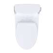 Toto(R) Ultramax(R) One-Piece Elongated 1.28 Gpf Universal Height Toilet With Right-Hand Trip Lever, Cefiontect(R) And Ss114 Softclose(R) Seat, Cotton White - MS608114CEFRG#01