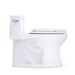 Toto(R) Ultramax(R) Low Profile One-Piece Elongated 1.28 Gpf Universal Height Toilet With Cefiontect(R) And Ss114 Softclose(R) Seat, Cotton White - MS618114CEFG#01