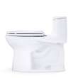 Toto(R) Ultramax(R) Low Profile One-Piece Elongated 1.28 Gpf Universal Height Toilet With Cefiontect(R) And Ss114 Softclose(R) Seat, Cotton White - MS618114CEFG#01