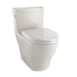 Toto Legato Washlet+ One-Piece Elongated 1.28 Gpf Universal Height Skirted Toilet With Cefiontect, Bone - MS624124CEFG#03