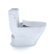 Toto(R) Legato(R) One-Piece Elongated 1.28 Gpf Toilet With Cefiontect(R) And Softclose(R) Seat, Washlet(R)+ Ready, Cotton White - MS624234CEFG#01