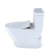 Toto(R) Aimes(R) One-Piece Elongated 1.28 Gpf Toilet With Cefiontect(R) And Softclose(R) Seat, Washlet(R)+ Ready, Cotton White - MS626234CEFG#01