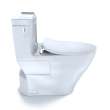 Toto(R) Aimes(R) One-Piece Elongated 1.28 Gpf Toilet With Cefiontect(R) And Softclose(R) Seat, Washlet(R)+ Ready, Cotton White - MS626234CEFG#01