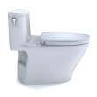 Toto(R) Nexus(R) One-Piece Elongated 1.28 Gpf Universal Height Toilet With Cefiontect(R) And Ss124 Softclose Seat, Washlet(R)+ Ready, Cotton White - MS642124CEFG#01
