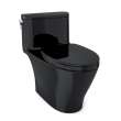 Toto(R) Nexus(R) 1G(R) One-Piece Elongated 1.0 Gpf Universal Height Toilet With Ss124 Softclose Seat, Washlet+ Ready, Ebony - MS642124CUF#51
