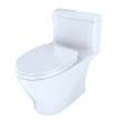 Toto(R) Nexus(R) 1G(R) One-Piece Elongated 1.0 Gpf Universal Height Toilet With Cefiontect(R) And Ss124 Softclose Seat, Washlet(R)+ Ready, Cotton White - MS642124CUFG#01