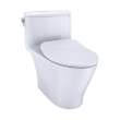 Toto(R) Nexus(R) One-Piece Elongated 1.28 Gpf Universal Height Toilet With Cefiontect And Ss234 Softclose Seat, Washlet+ Ready, Cotton White - MS642234CEFG#01