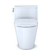 Toto(R) Nexus(R) One-Piece Elongated 1.28 Gpf Universal Height Toilet With Cefiontect And Ss234 Softclose Seat, Washlet+ Ready, Cotton White - MS642234CEFG#01