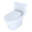 Toto(R) Nexus(R) One-Piece Elongated 1.28 Gpf Universal Height Toilet With Cefiontect And Ss234 Softclose Seat, Washlet+ Ready, Cotton White - MS642234CEFG#01