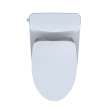 Toto(R) Nexus(R) One-Piece Elongated 1.28 Gpf Universal Height Toilet With Cefiontect And Ss234 Softclose Seat, Washlet+ Ready, Cotton White - MS642234CEFG#01