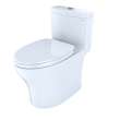 Toto(R) Aquia(R) Iv One-Piece Elongated Dual Flush 1.28 And 0.9 Gpf Universal Height, Washlet(R)+ Ready Toilet With Cefiontect(R), Cotton White- MS646124CEMFGN#01