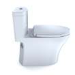 Toto(R) Aquia(R) Iv One-Piece Elongated Dual Flush 1.28 And 0.9 Gpf Universal Height, Washlet(R)+ Ready Toilet With Cefiontect(R), Cotton White- MS646124CEMFGN#01