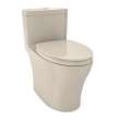 Toto(R) Aquia(R) Iv One-Piece Elongated Dual Flush 1.28 And 0.9 Gpf Universal Height, Washlet(R)+ Ready Toilet With Cefiontect(R), Bone- MS646124CEMFGN#03